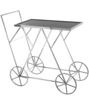 Carrito Camarera Forja Plata Actual Serie Arajan