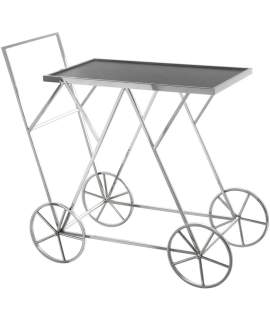 Carrito Camarera Forja Plata Actual Serie Arajan