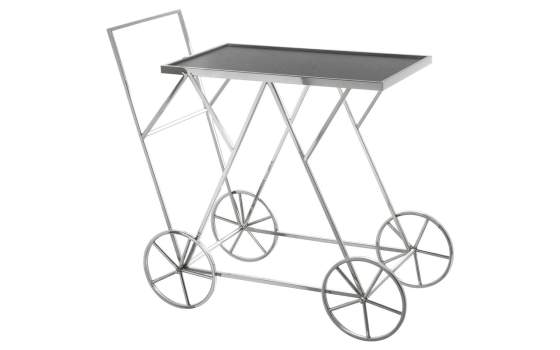 Carrito Camarera Forja Plata Actual Serie Arajan