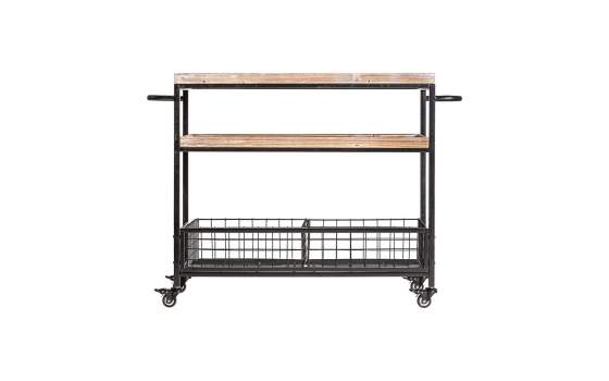 Carrito Camarera Ruedas Estilo Industrial Serie Abliect