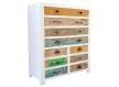 Cómoda Alta Dormitorio de Colores Desgastados Calcuta