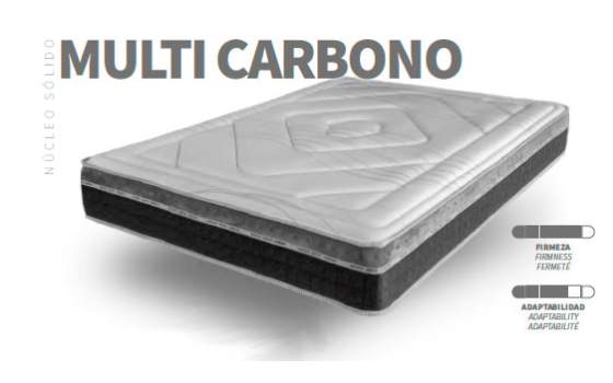Colchón Carbono Viscoelastica Multicarbono