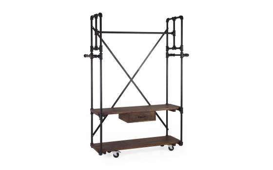 Colgador Perchero Estilo Rustico Industrial Vintage Serie Pipa