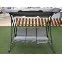 Columpio Balancin 3 Plazas Forja Gris Serie Arient