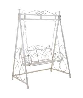 Columpio de Forja Para Exterior Color Blanco Decape Arquest