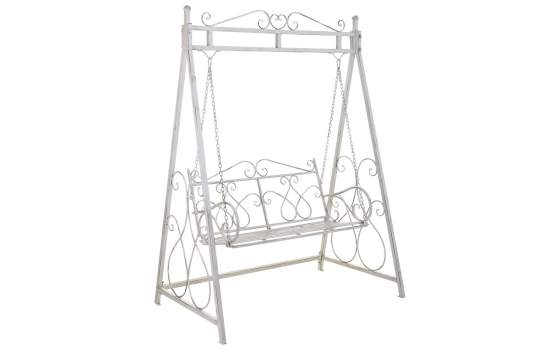 Columpio de Forja Para Exterior Color Blanco Decape Arquest