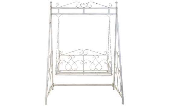 Columpio de Forja Para Exterior Color Blanco Decape Arquest
