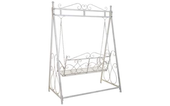 Columpio de Forja Para Exterior Color Blanco Decape Arquest