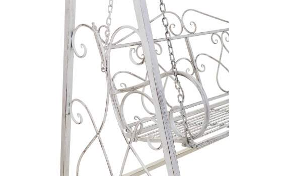 Columpio de Forja Para Exterior Color Blanco Decape Arquest