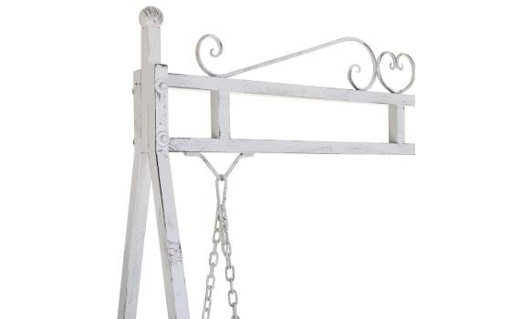 Columpio de Forja Para Exterior Color Blanco Decape Arquest