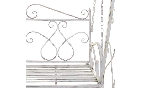 Columpio de Forja Para Exterior Color Blanco Decape Arquest