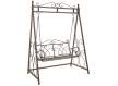 Columpio de Forja Para Exterior Color Oxido Negro Serie Arquest