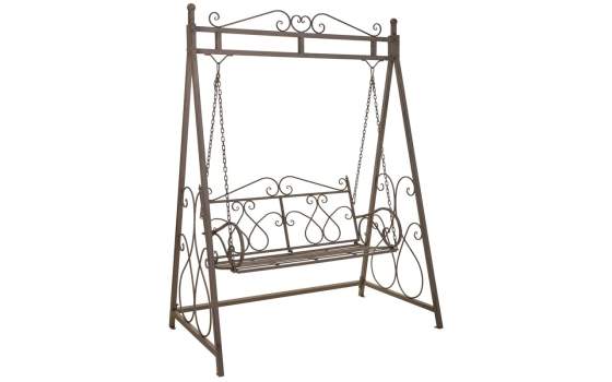 Columpio de Forja Para Exterior Color Oxido Negro Serie Arquest