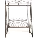 Columpio de Forja Para Exterior Color Oxido Negro Serie Arquest