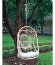 Columpio Rattan Natural Colgante Alimo