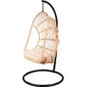 Columpio Rattan Natural con Soporte Alimo