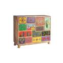 Comoda 12 Cajones Pintada a Mano Motivos Orientales Boho