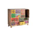 Comoda 12 Cajones Pintada a Mano Motivos Orientales Boho
