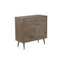 Comoda 2 Cajones 2 Puertas Rustico Actual Serie Aerost
