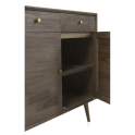 Comoda 2 Cajones 2 Puertas Rustico Actual Serie Aerost