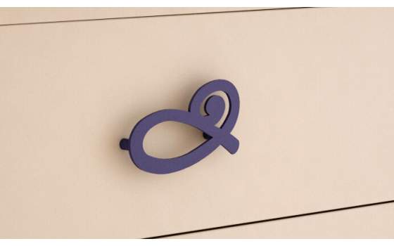 Comoda 2 Cajones Forja Elena