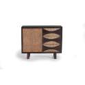 Comoda 3 Cajones 1 Puerta Estilo Contemporaneo Serie Subaya