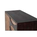 Comoda 3 Cajones 1 Puerta Estilo Contemporaneo Serie Subaya