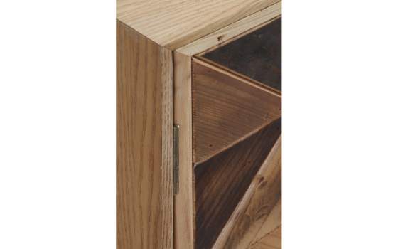 Comoda 3 Cajones 1 Puerta Frontal Tablas Recicladas Aerts