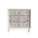 Comoda 3 Cajones Decorados Mandala Espejo Serie Arechar