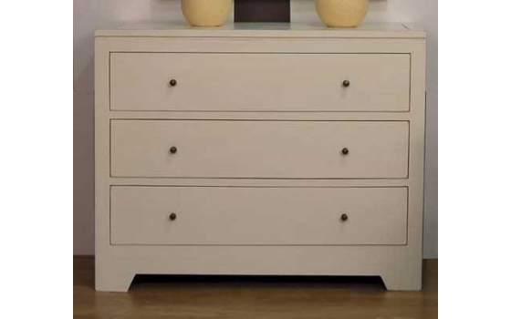 Comoda 3 Cajones Ivory