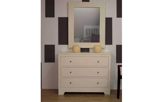 Comoda 3 Cajones Ivory