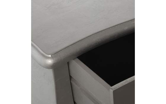 Comoda 3 Cajones Plata Estilo Vintage Serie Acotts