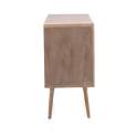 Comoda 6 Cajones Estilo Actual Acabado Natural Serie Asret