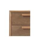 Comoda 6 Cajones Estilo Actual Acabado Natural Serie Asret