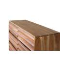 Comoda 6 Cajones Madera Acacia Ondulada Serie Alicock