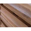 Comoda 6 Cajones Madera Acacia Ondulada Serie Alicock