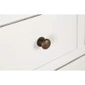 Comoda 8 Cajones Colonial en Blanco Serie Everest