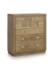 Comoda 9 Cajones  Colonial Serie Merapi