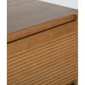 Comoda Actual 3 Cajones Madera Estriada Copenhague