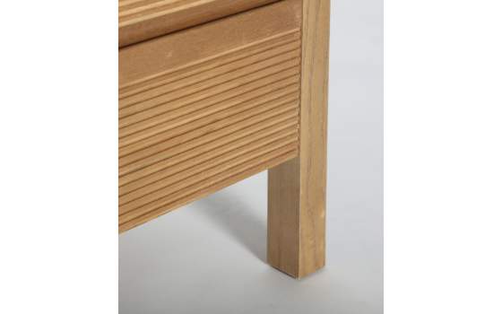 Comoda Actual 3 Cajones Madera Estriada Copenhague