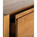 Comoda Actual 3 Cajones Madera Estriada Copenhague