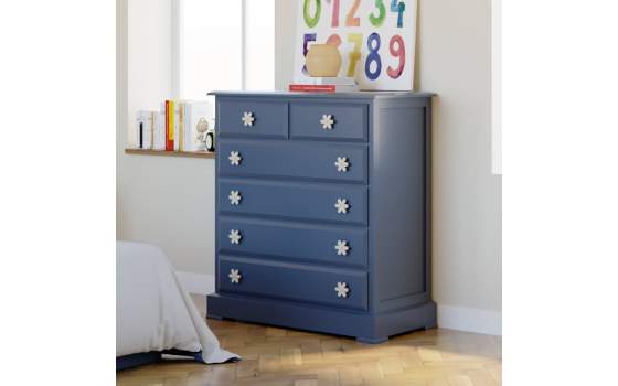 Comoda Actual Madera 6 Cajones Juvenil Colores Eneas