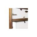 Comoda Alta 4 Cajones Bicolor Estilo Colonial Serie Nordik