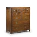 Comoda Alta Colonial Flamingo 10 Cajones