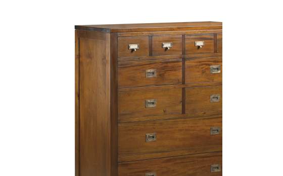 Comoda Alta Colonial Flamingo 10 Cajones