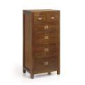 Comoda Alta Colonial Flamingo 6 Cajones