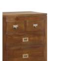 Comoda Alta Colonial Flamingo 6 Cajones