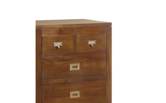 Comoda Alta Colonial Flamingo 6 Cajones