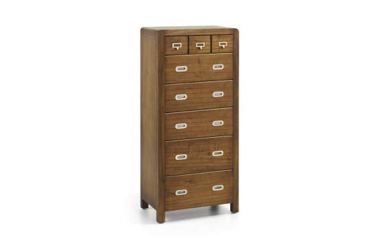 Comoda Alta Colonial Flash 8 Cajones