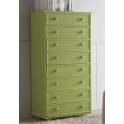 Comoda Alta Mimbre 8 Cajones Rattan